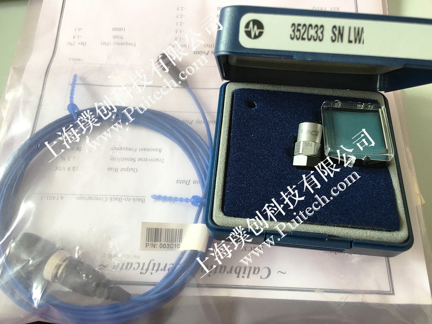 美國PCB加速度傳感器353C33交付用戶